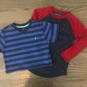 Bundle of 2 boys Nautica tops